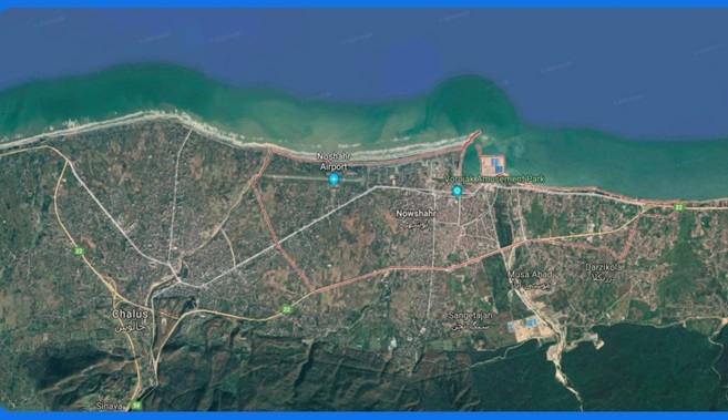 موقعیت جغرافیایی نوشهر